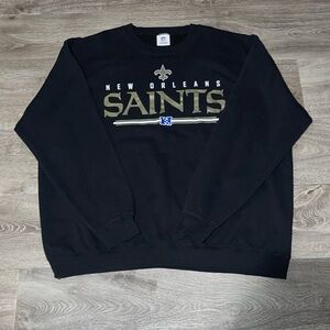 Vintage Black New Orleans Saints crewneck sweatshirt